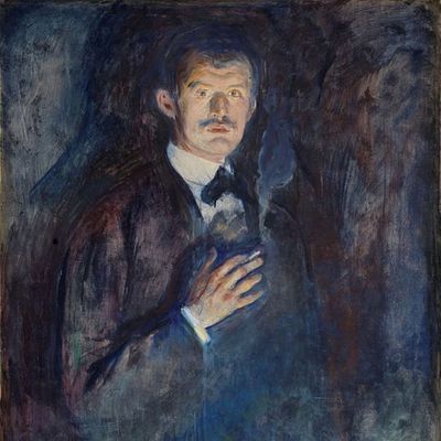 Portrait of the painter Edvard Munch, the scream of a genius!