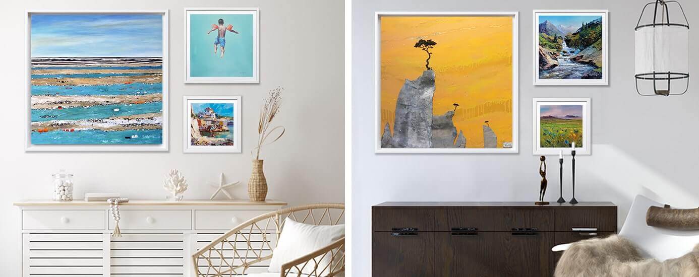 Plage ou montagne ? La réponse en peintures !