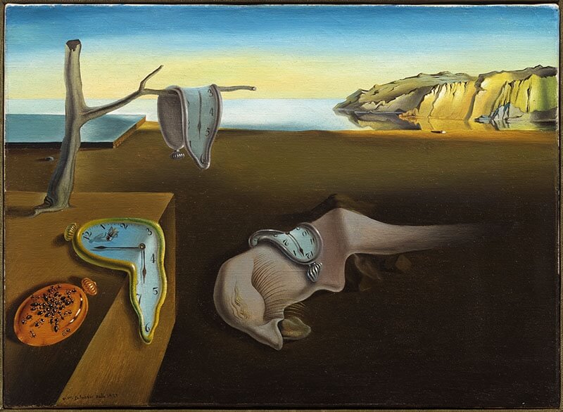 Dali painting : the persistence of memory