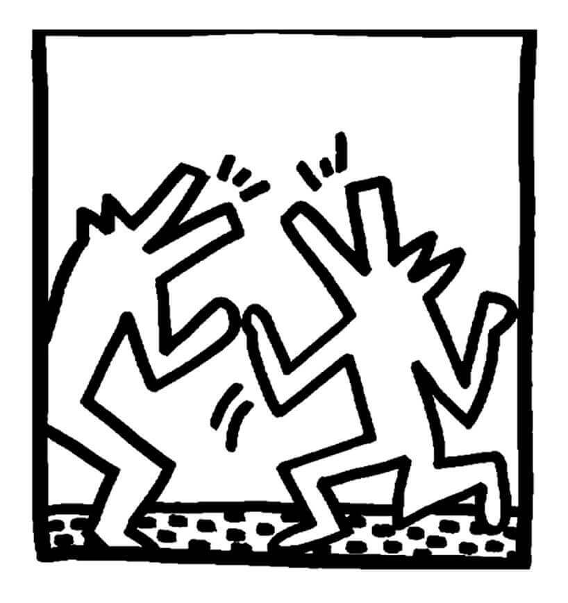 le loup de keith haring