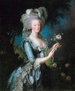 marie Antoinette à la rose