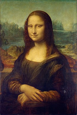portrait peinture de la joconde par leonard de vinci
