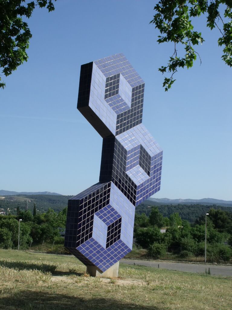 sculpture fondation vasarely oeuvres