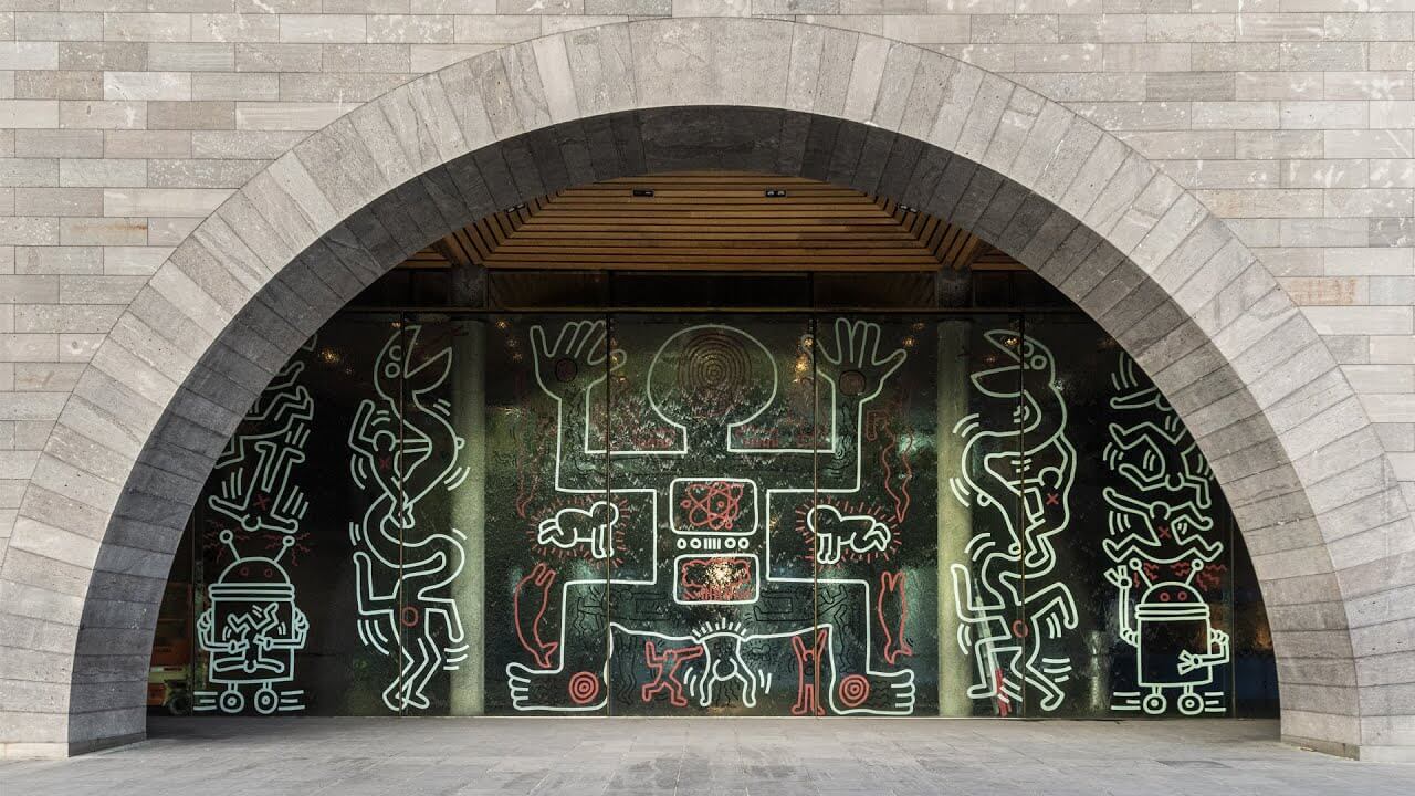 waterwall keith haring