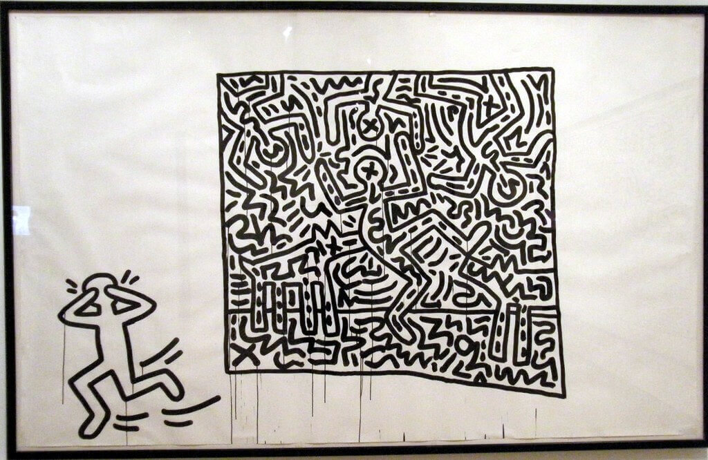 Keith Haring, Sans Titre, 1982