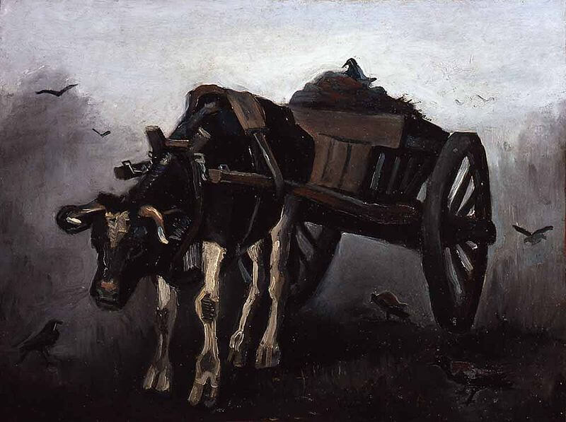 Van Gogh’s Cart with Black Ox