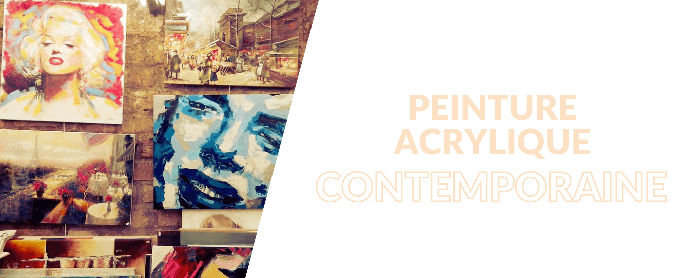 Zoom sur la peinture acrylique contemporaine