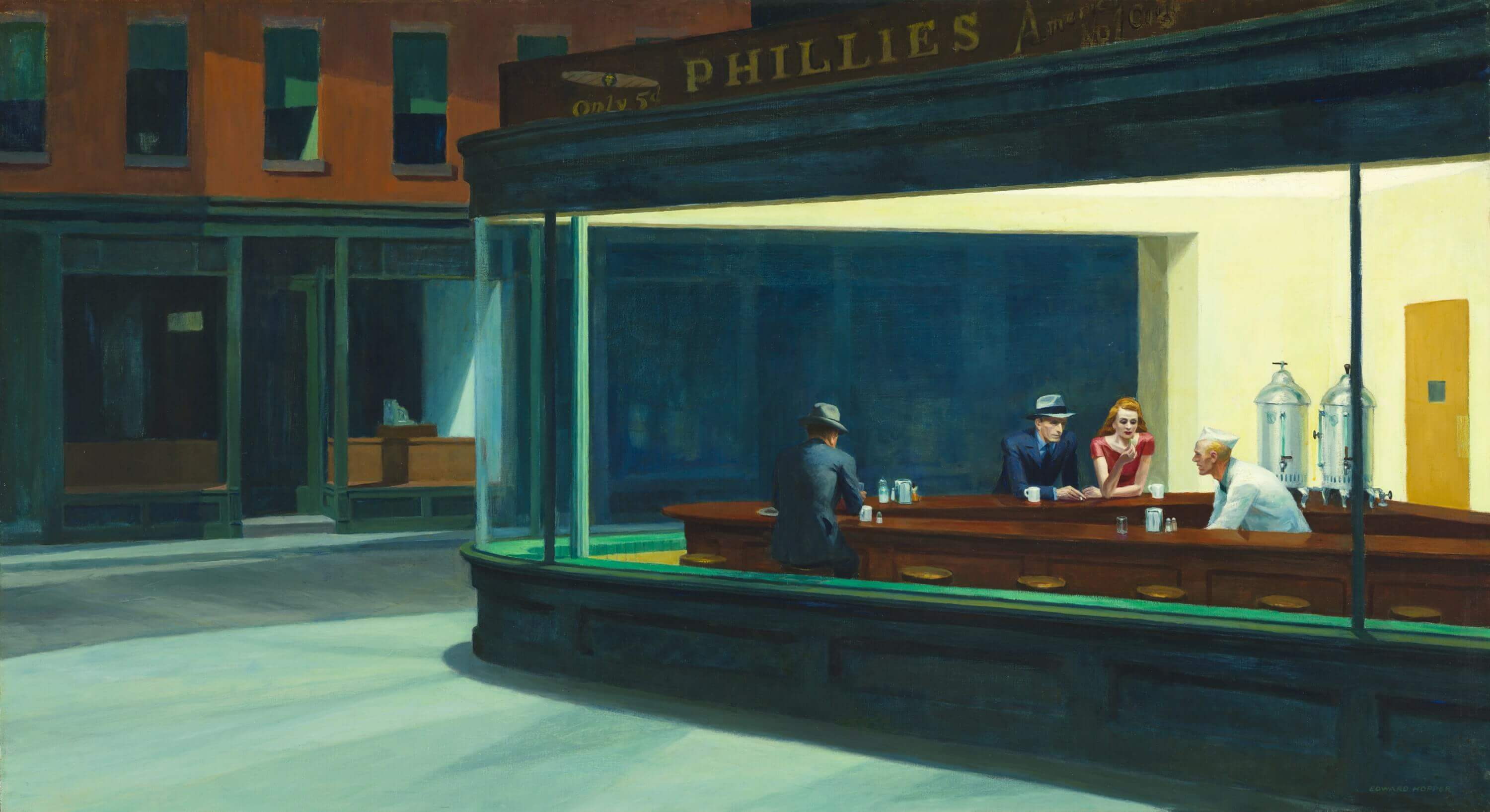 Nighthawks, 1942 de edward hopper