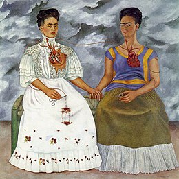 les deux fridas par frida kahlo