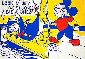 Look Mickey par roy lichtenstein