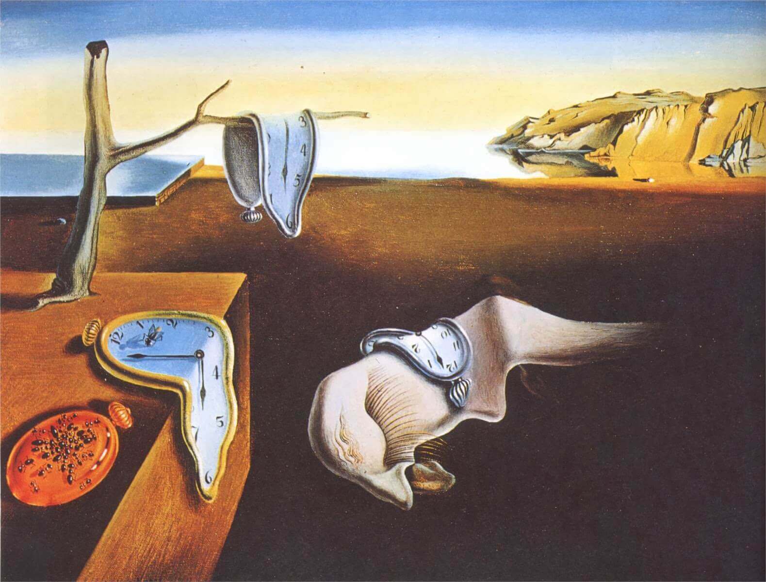 la persistance de la mémoire salvador dali