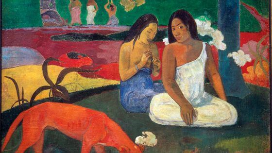 paul gauguin tableau oeuvre d'art polynésie