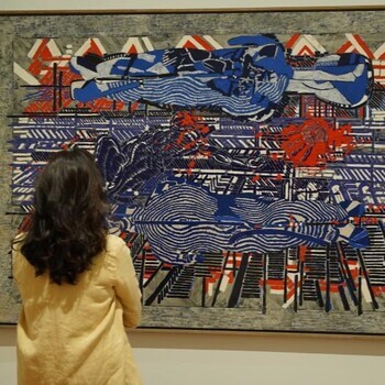 Exposition François Rouan, musée des Beaux-Arts Lyon