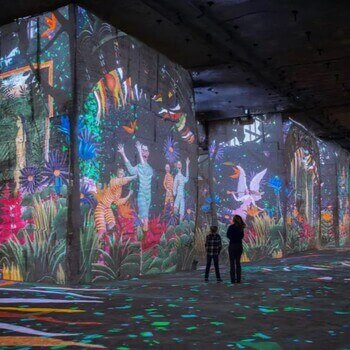 Exposition Rousseau, Carrières de Lumières Aix