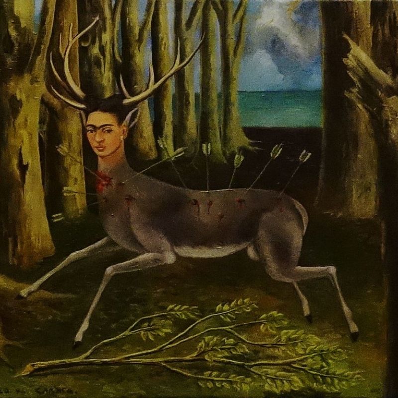 frida kahlo oeuvre en forme de cerf