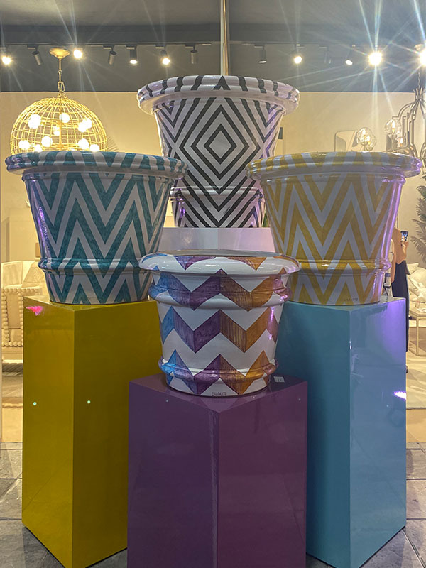 maison et objet 2023 - colorful vases