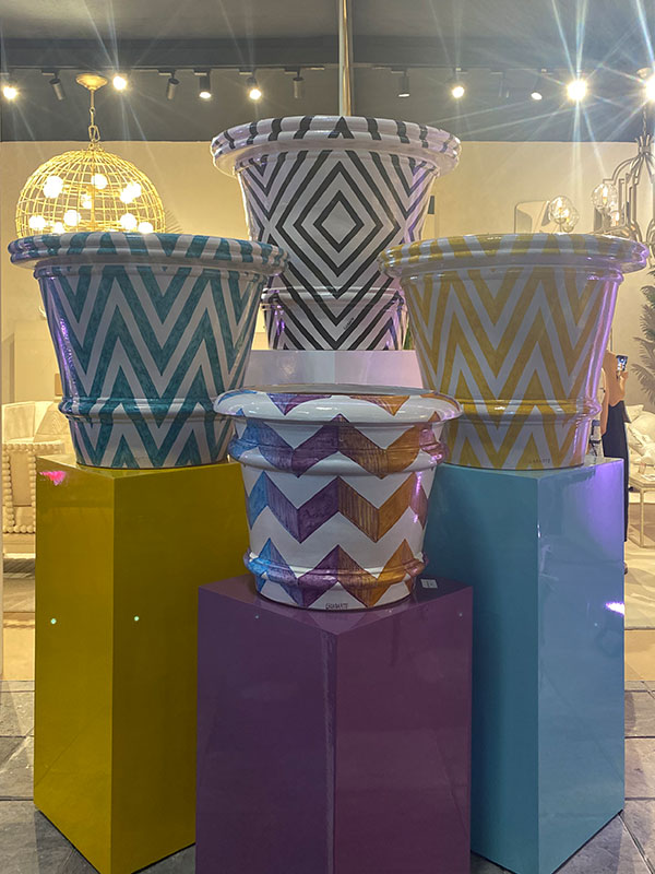 maison et objet 2023 - vases colorés