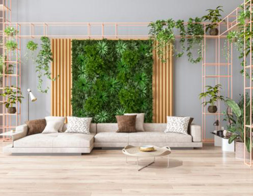 green wall trend 2023