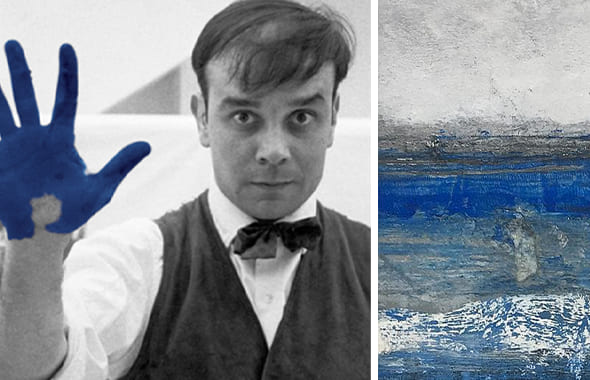 yves klein bleu peinture