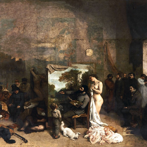 L'atelier du peintre, une oeuvre célèbre de Gustave Courbet