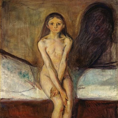 oeuvre célèbre Munch la puberté