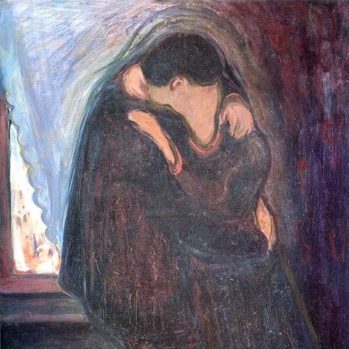 oeuvre célèbre Munch le baiser