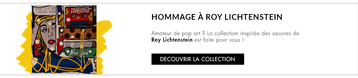 collection en hommage a roy lichtenstein