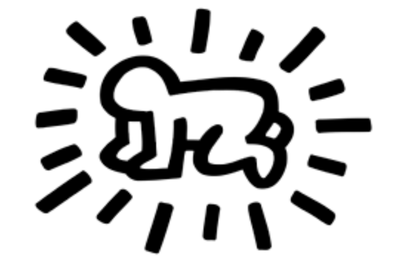 the radiant baby, work by Keith Haring