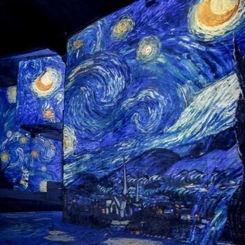 Exposition art vidéo peintres hollandais Van Gogh Bassins des lumières