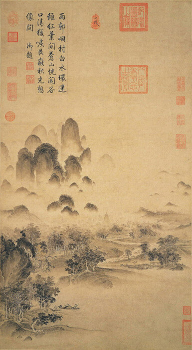 peinture de paysage shanshui 