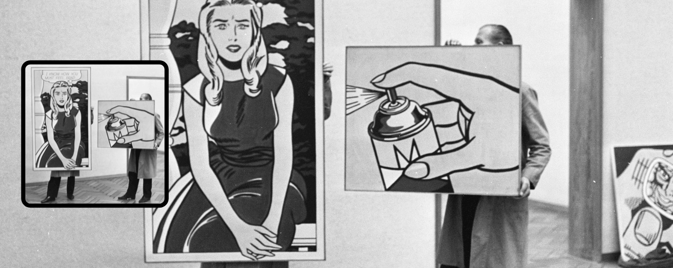Roy lichtenstein artiste pop art biographie et technique