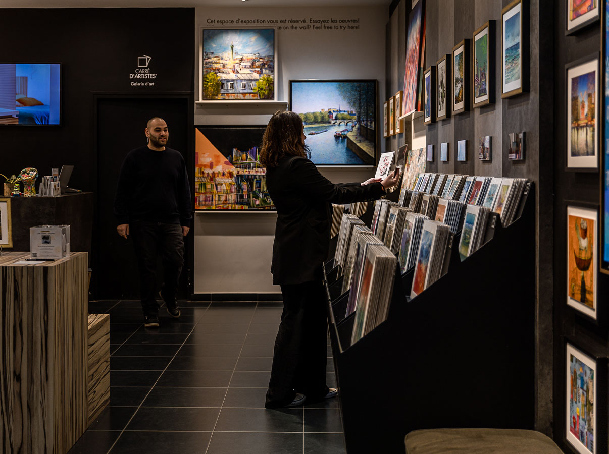 Carré d'artistes Ile Saint Louis