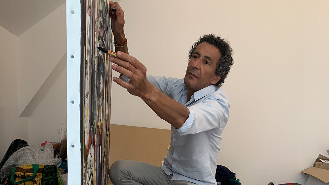 Zaïdi Larbi | Artiste Contemporain : Oeuvres & Biographie