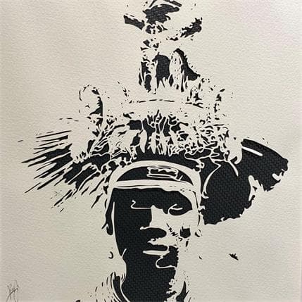 Gemälde Bafia von Louafi Valentine | Gemälde Figurativ Porträt