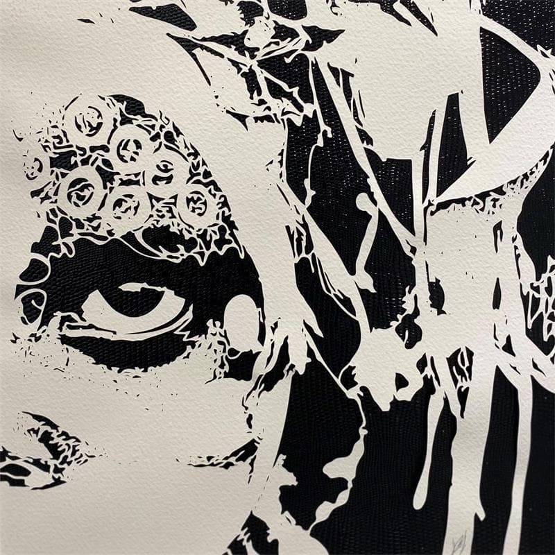 Gemälde I'm There von Louafi Valentine | Gemälde Figurativ Porträt