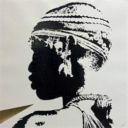 Peinture Shilluk par Louafi Valentine | Tableau