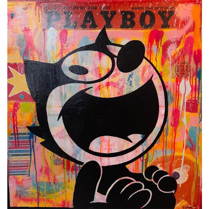 Painting Felix MDR by Kikayou | Painting Pop-art Pop icons Graffiti