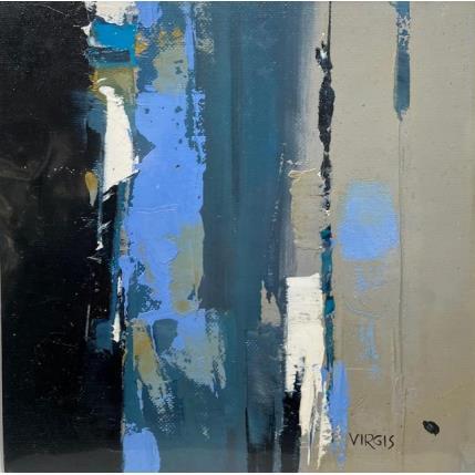 Peinture Vertical Serenity par Virgis | Tableau Figuratif Huile Icones Pop