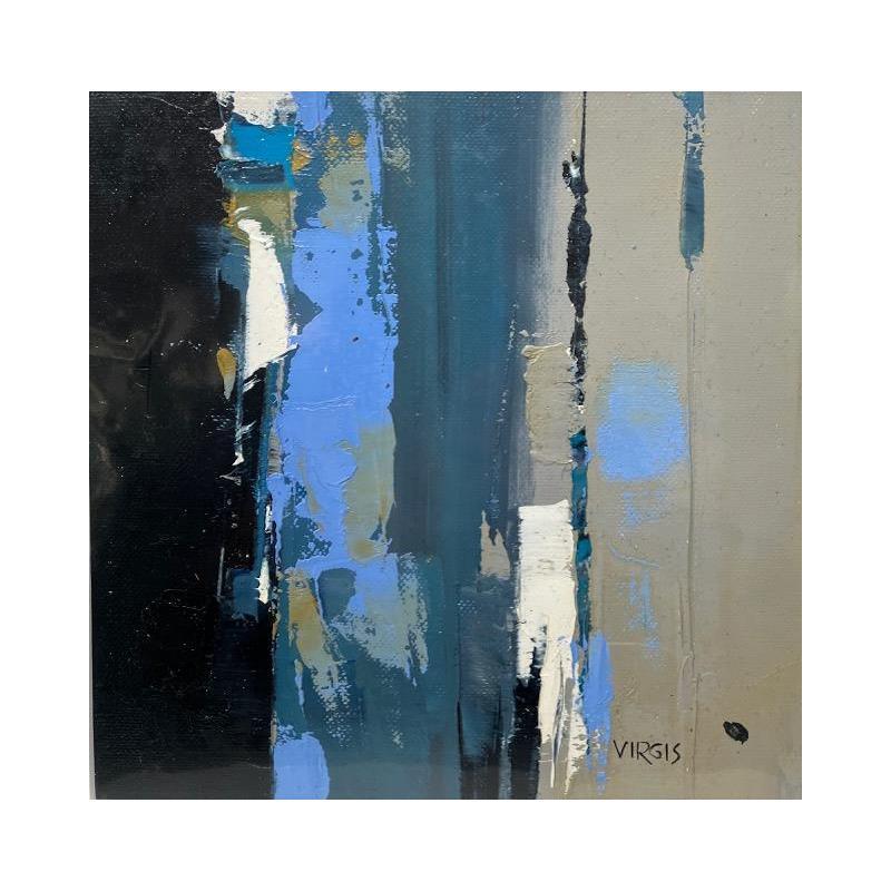 Peinture Vertical Serenity par Virgis | Tableau Figuratif Huile