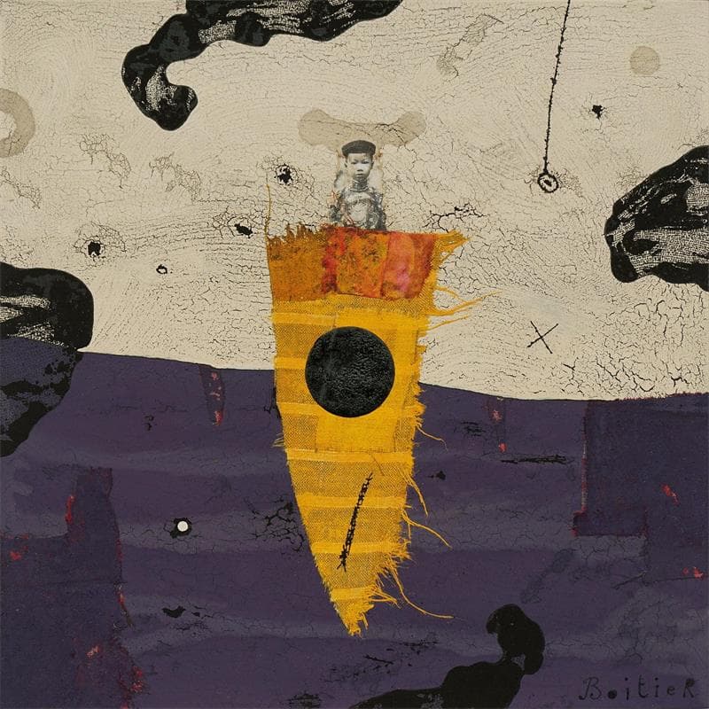 Painting 25-101 by Boitier Thierry | Painting Abstract Portrait Acrylic