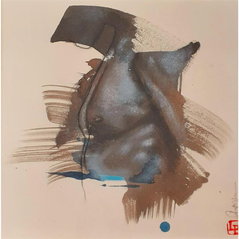 Peinture SCULPTURE 11 par Bergues Laurent | Tableau Figuratif Nu Acrylique