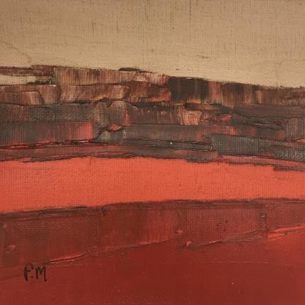 Painting PASSAGE 10 by Marteau Frederique | Painting Abstract Oil Landscapes