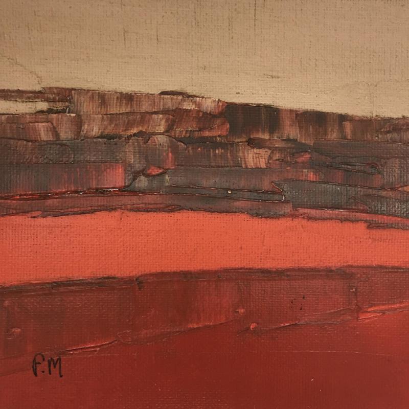 Painting PASSAGE 10 by Marteau Frederique | Painting Abstract Landscapes Oil