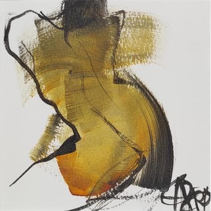 Painting Tons chauds 3 by Chaperon Martine | Painting Figurative Acrylic Nude