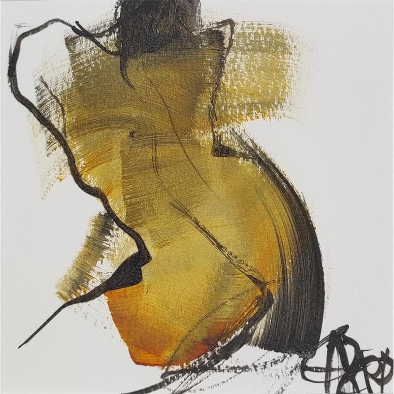 Painting Tons chauds 3 by Chaperon Martine | Painting Figurative Nude Acrylic