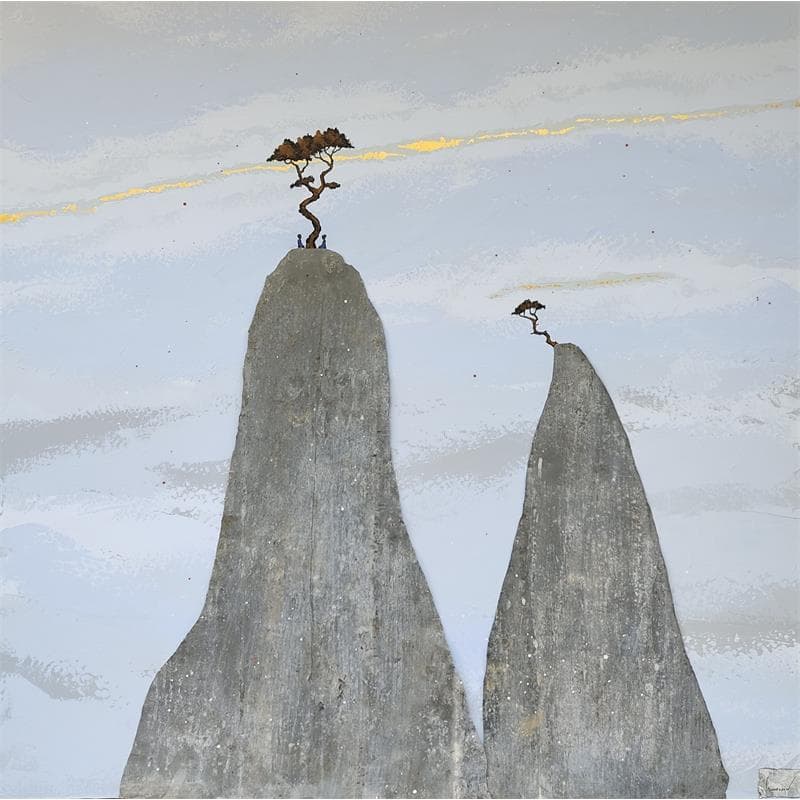 Peinture Toi + moi N.3530 par Lemonnier  | Tableau Figuratif Paysages