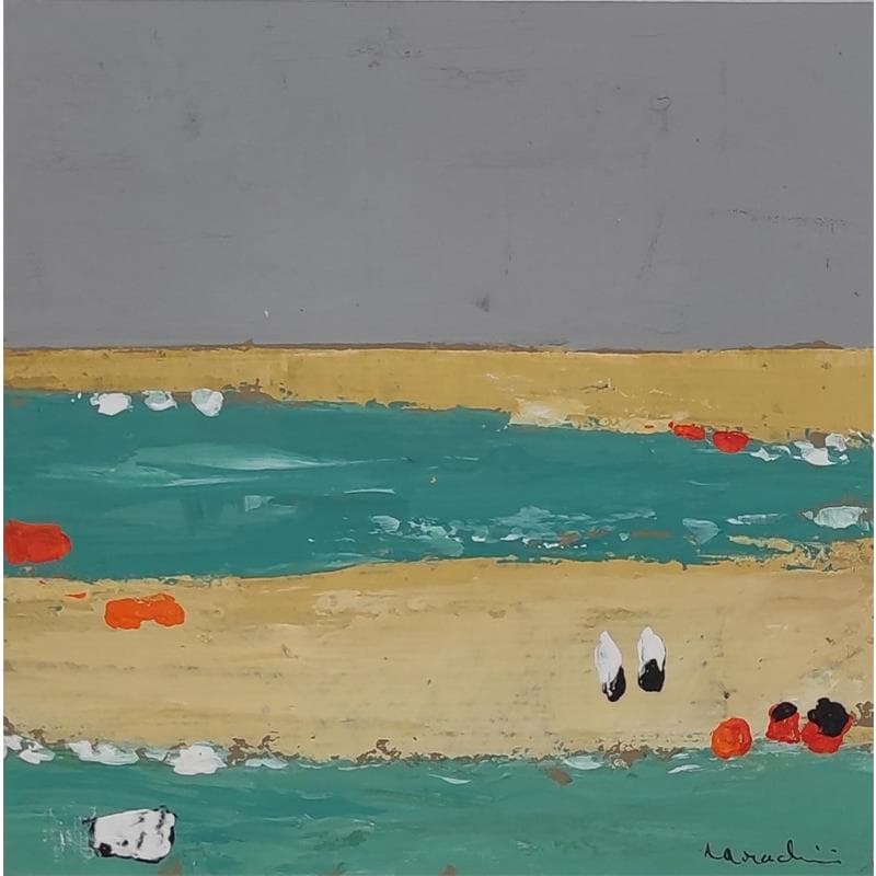 Pintura M 480 por Moracchini Laurence | Pintura Abstracto Paisajes Acrílico