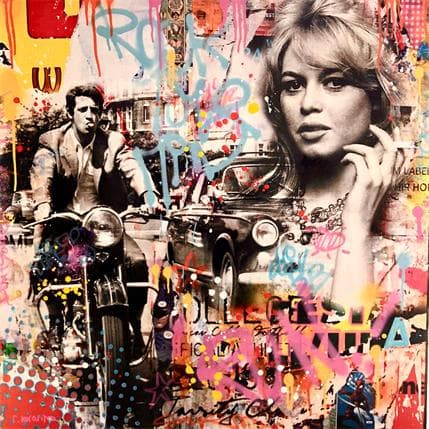 Peinture Very French par Novarino Fabien | Tableau Pop-art Icones Pop