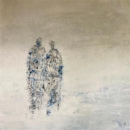 Painting Dans l’immensité du ciel by Escolier Odile | Painting