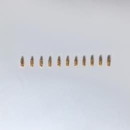 Peinture happy pills gold 2 par Marjot Emily Jane  | Tableau Abstrait Minimaliste